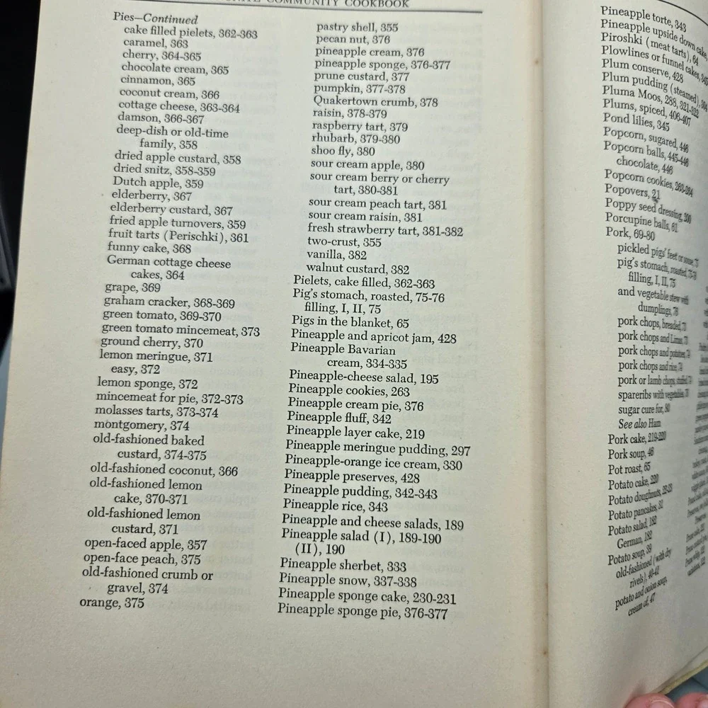 Mennonite Community Cookbook Favorite Family Recipes Mary Emma Showalter 1951